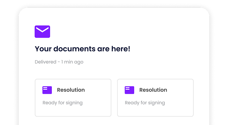 Genarated Documents Page
